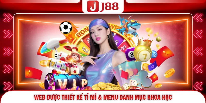 Trang chủ 172 Web được thiết kế tỉ mỉ & menu danh mục khoa học